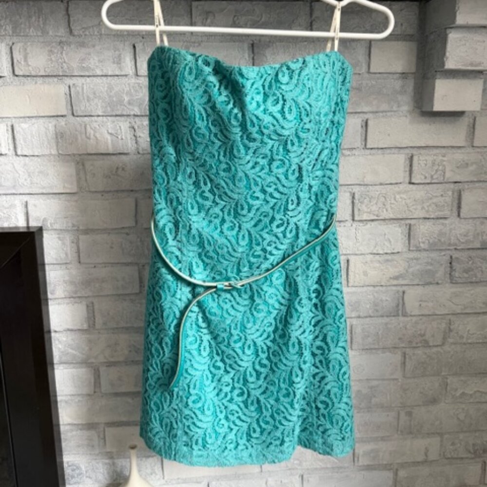 Junior's Dress, Size M, Aqua
